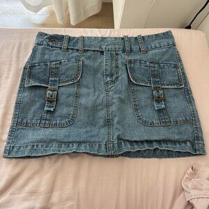 American Vintage Women's Blue and Navy Skirt